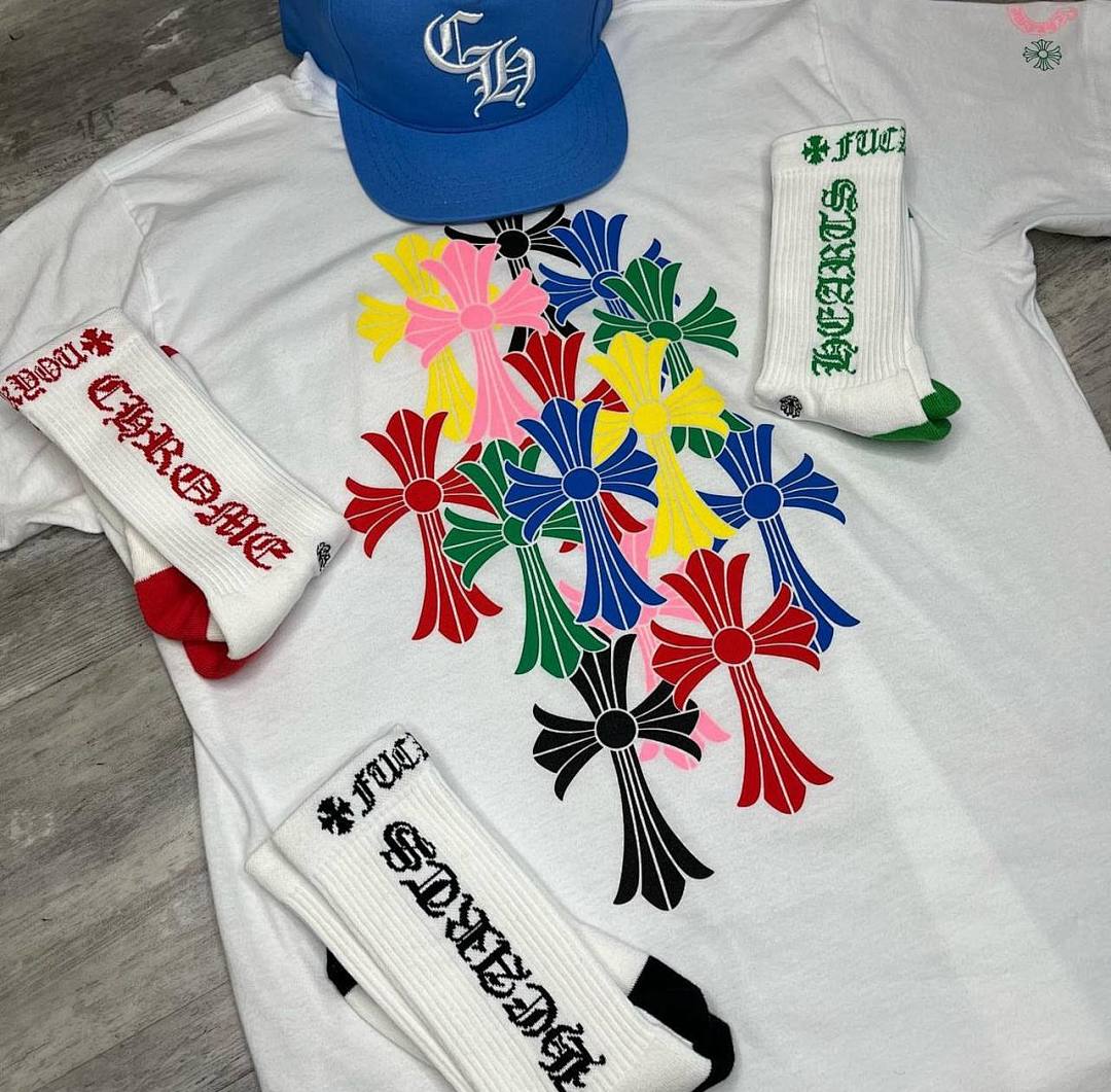 Chanel Chrome-Hearts 2023 Logo Towel Socks - Image 2