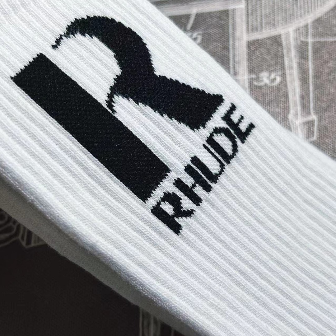 Accessiories Rhude 1: 1 Towel Socks——New Season With 1:1 Cardholder - Image 12