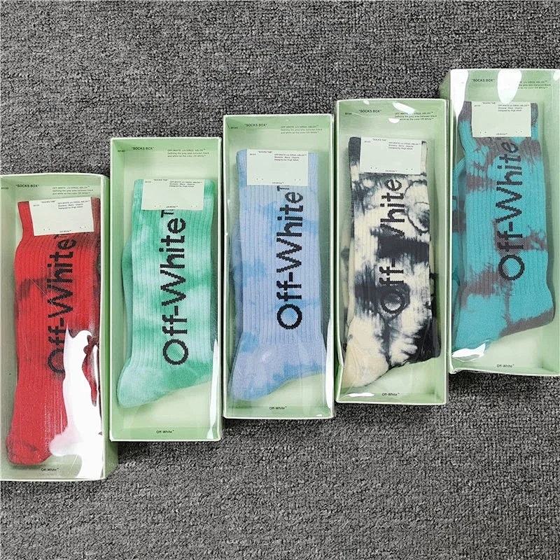 Accessiories Off White Dyed Socks Tie Dye, photo 1