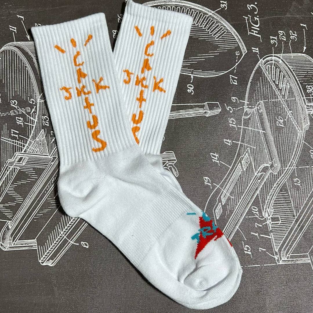Accessiories Travis Scott Socks (Red Triple) - Image 10