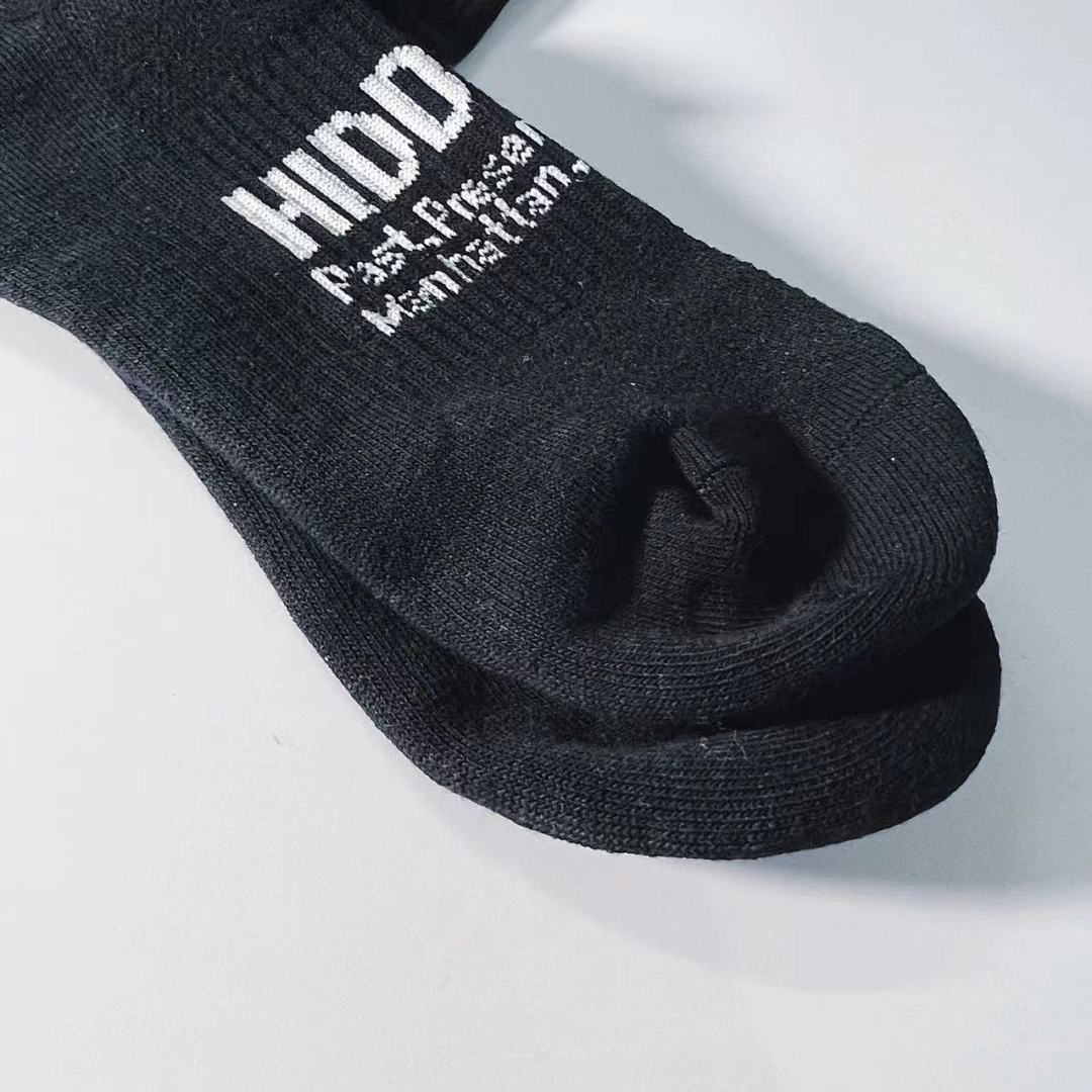 Accessiories 1: 1 Billionaire Boys Club × HIDDEN Black Socks————Unique Correct Version - Image 8