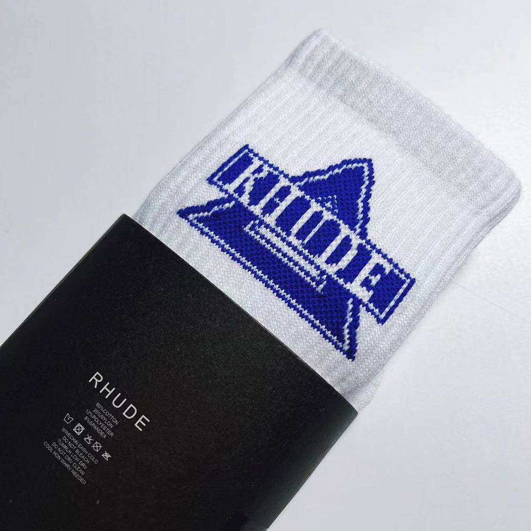 Accessiories Rhude 1: 1 Towel Socks——New Season With 1:1 Cardholder - Image 20