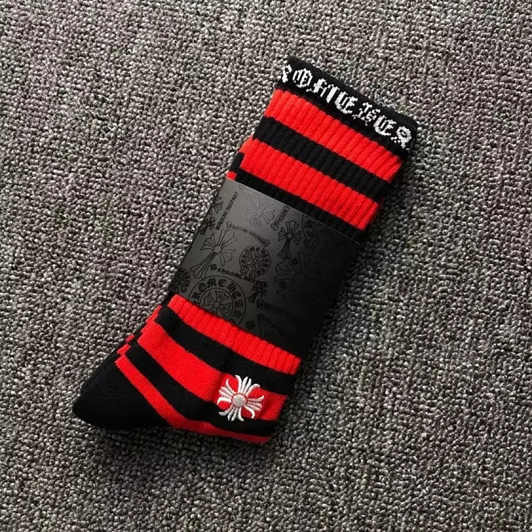 Chanel Chrome Hearts Stripe Socks - Image 8