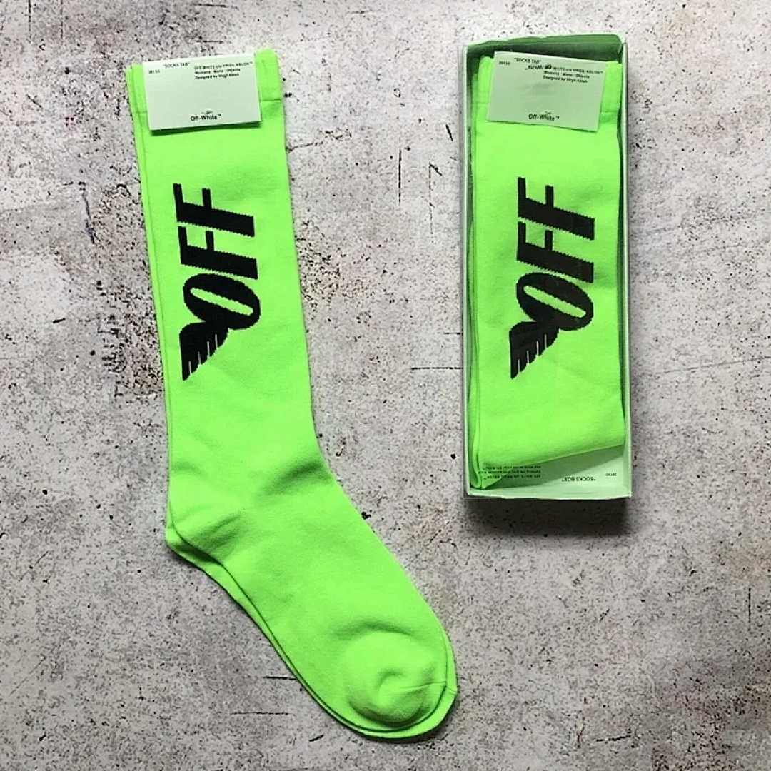 Accessiories OFF White Socks Fluorescent Light Quad - Image 5