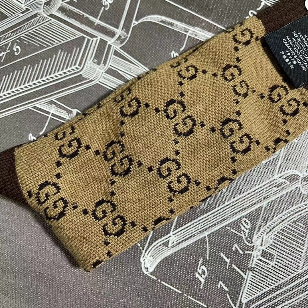 Accessiories G Long Classical Socks (Brown) - Image 9
