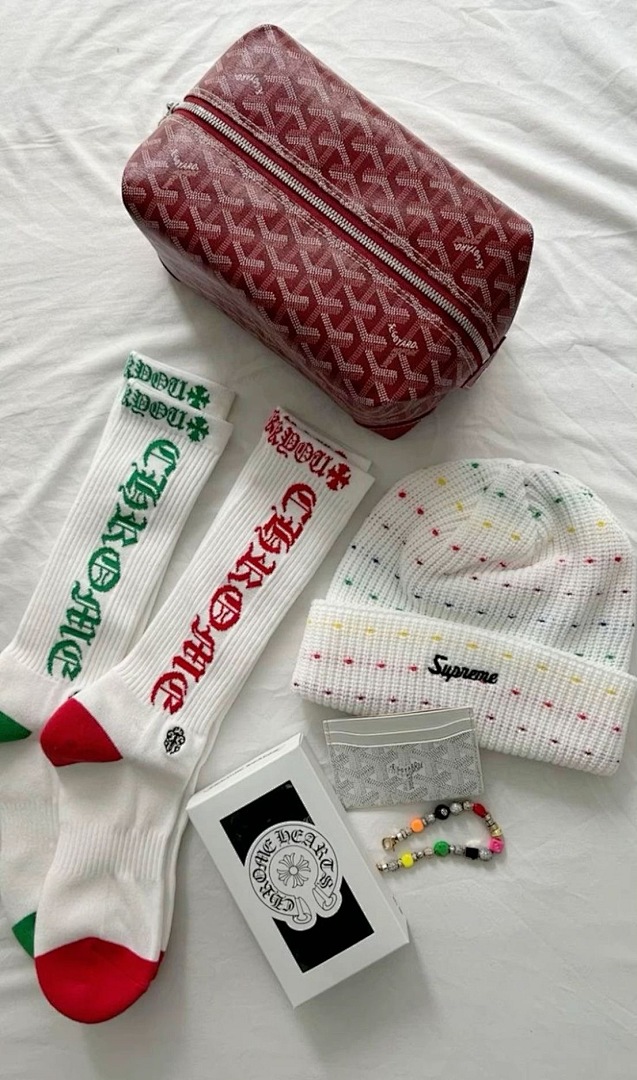 Chanel Chrome-Hearts 2023 Logo Towel Socks