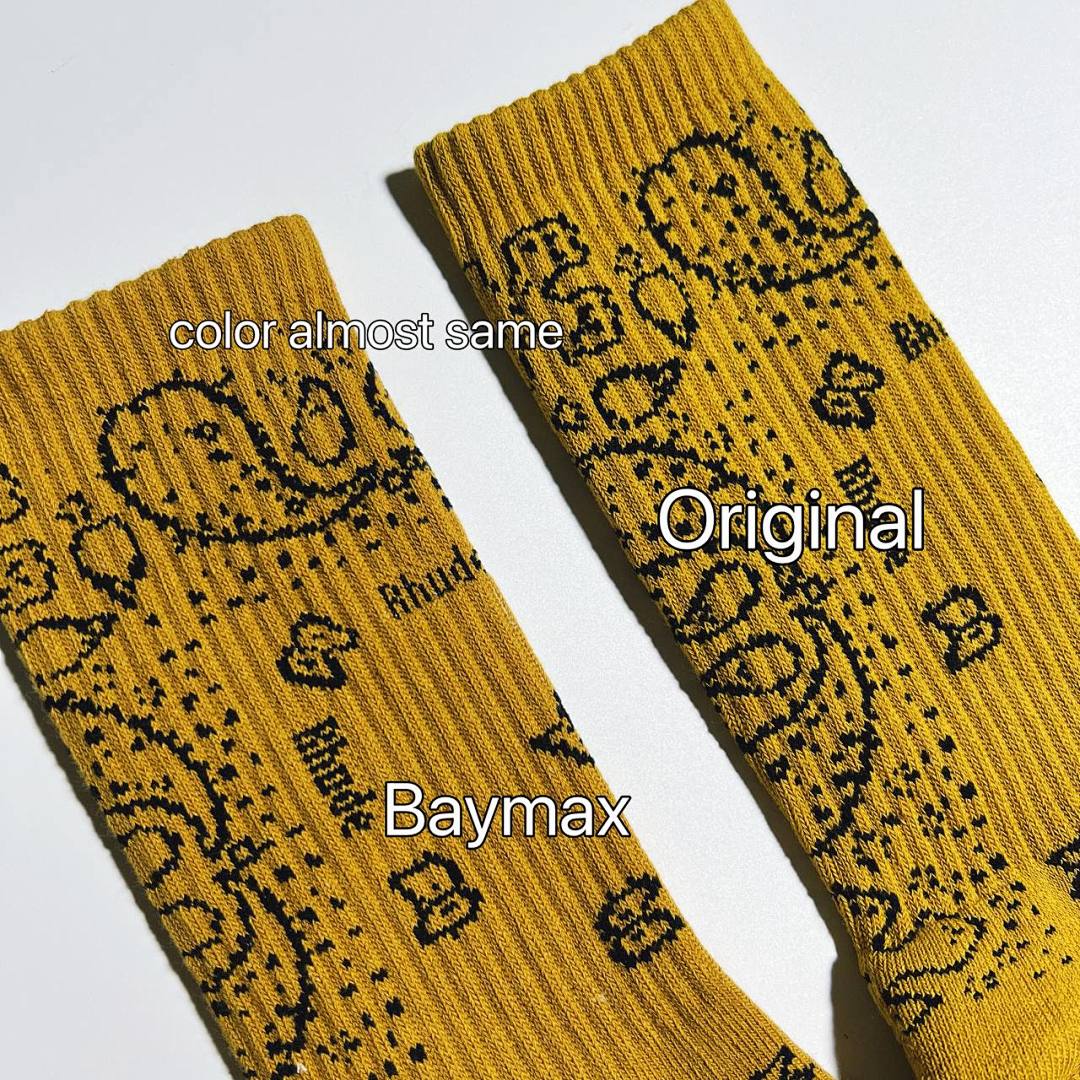 Accessiories RHUDE BANDANA JACQUARD Towel SOCK——Yellow - Image 18
