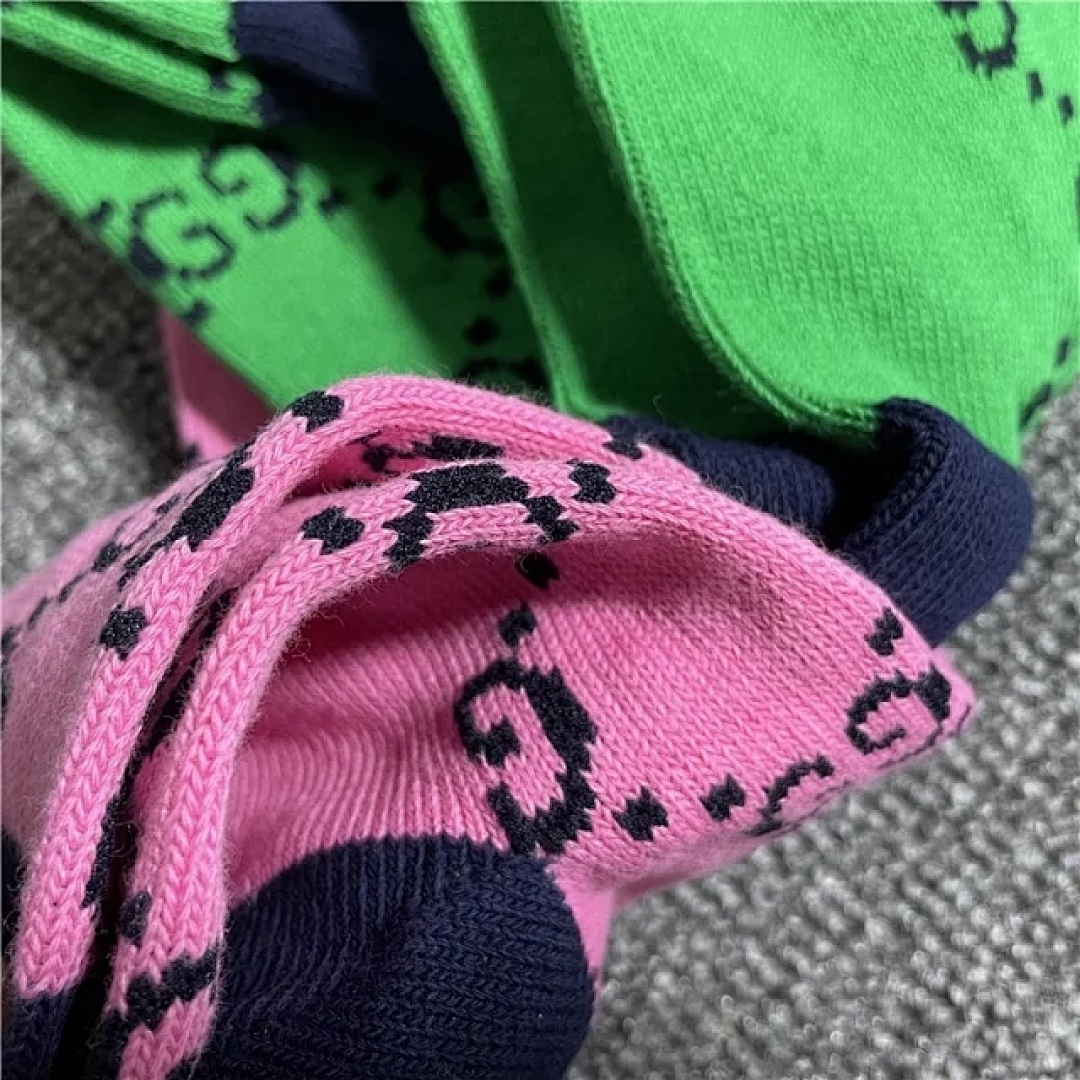 Accessiories GG Multicolour Cotton Blend Sock - Image 12