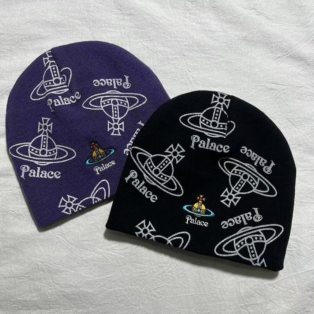 Hats PA X VIVIENNE Beanie (3Color. ——Black,Purple,Blue)