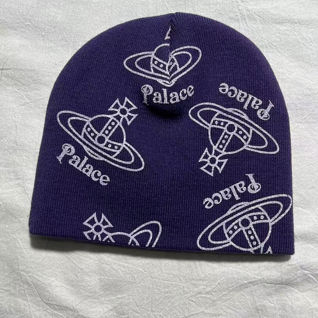 Hats PA X VIVIENNE Beanie (3Color. ——Black,Purple,Blue) - Image 10