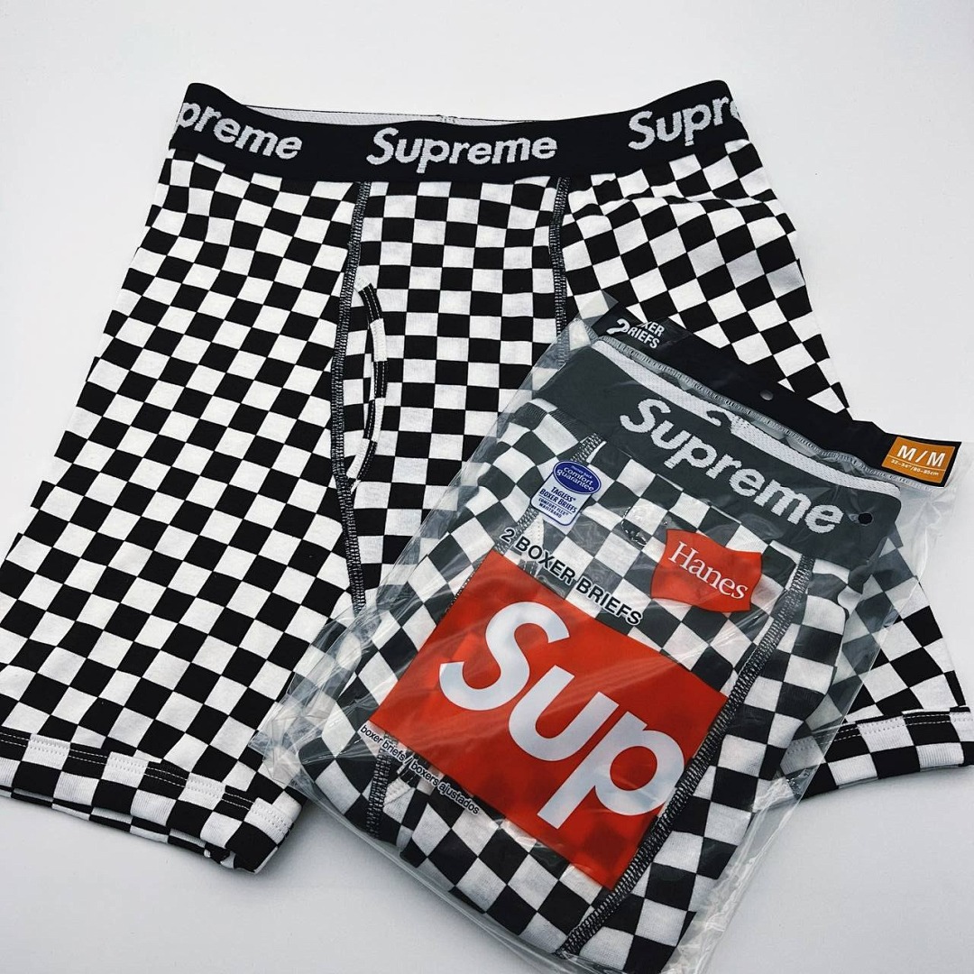 Chanel Chanel SU* Hanes Boxer Briefs——Checkered Pattern, photo 1