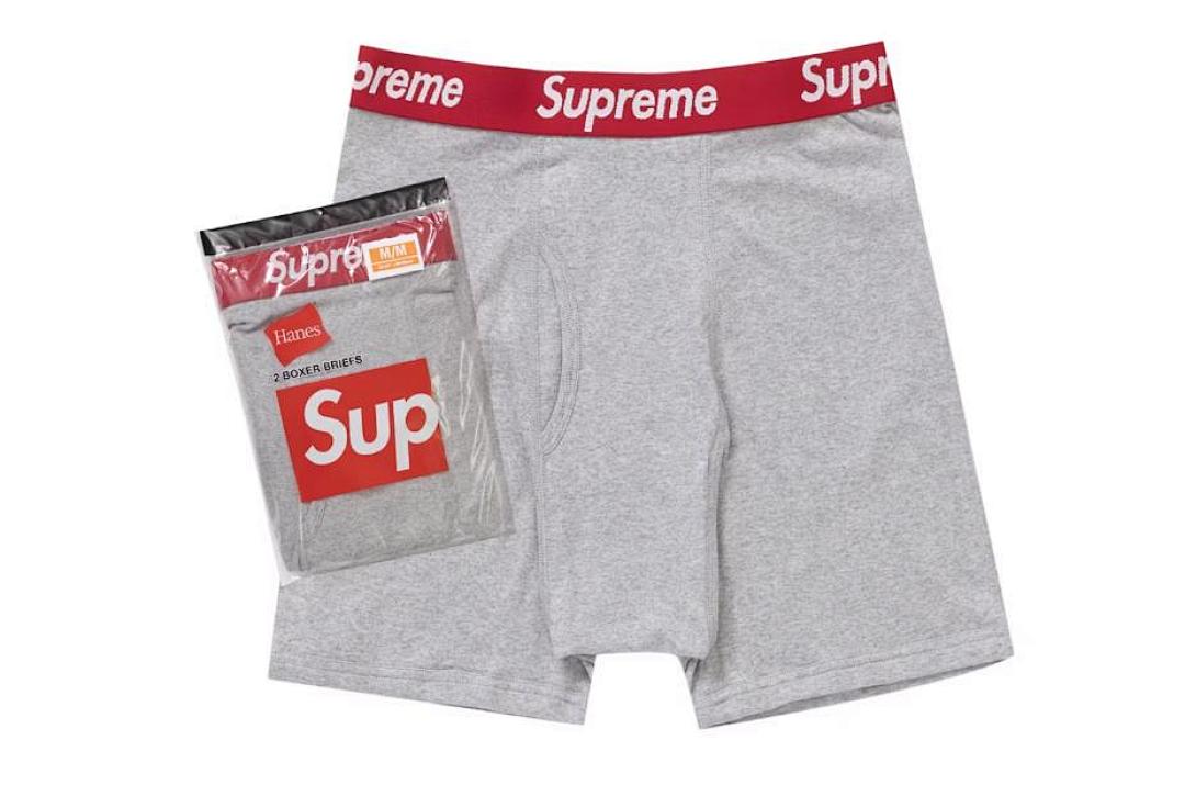 Chanel SU* Hanes Boxer Briefs (Grey)