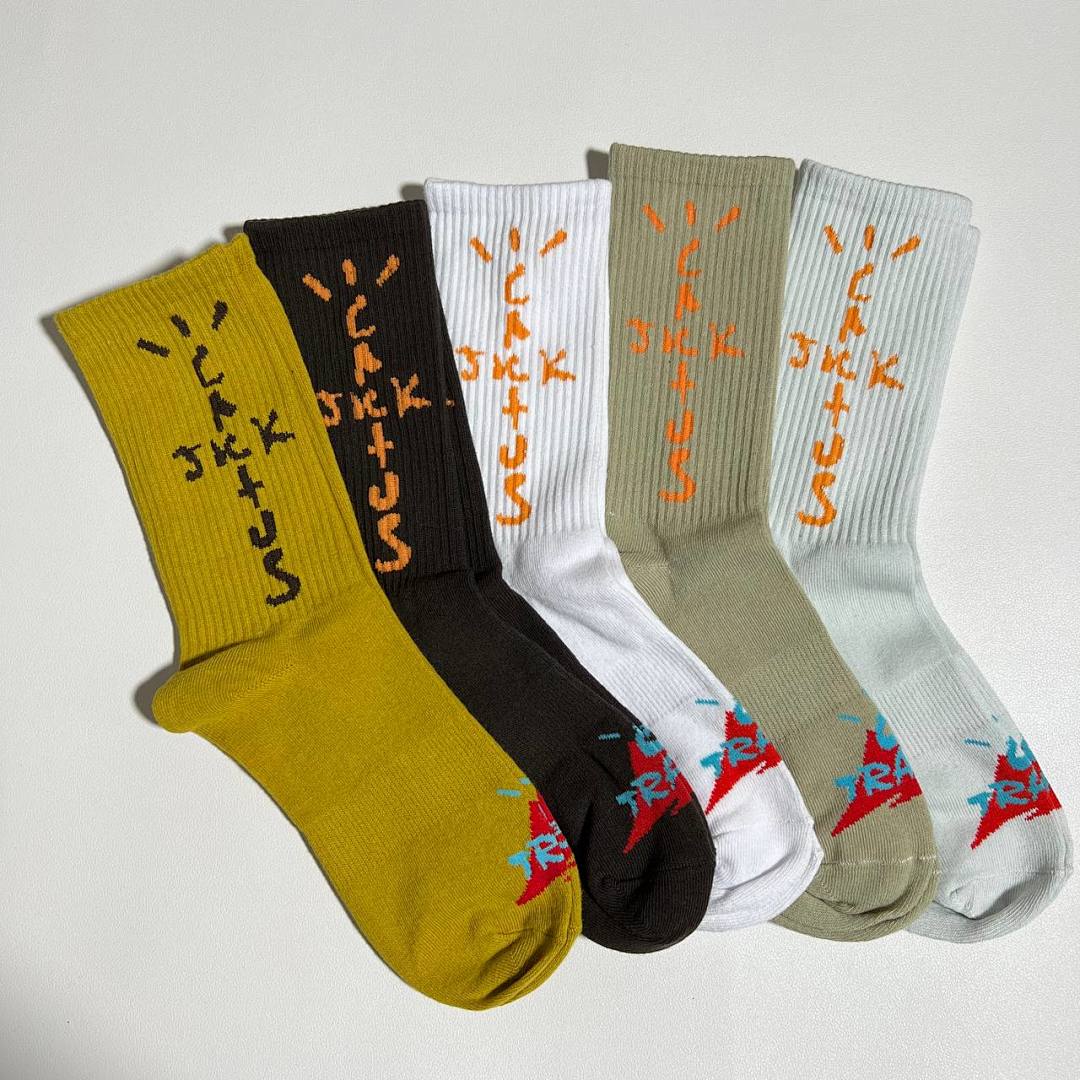 Accessiories Travis Scott Socks (Red Triple) - Image 2