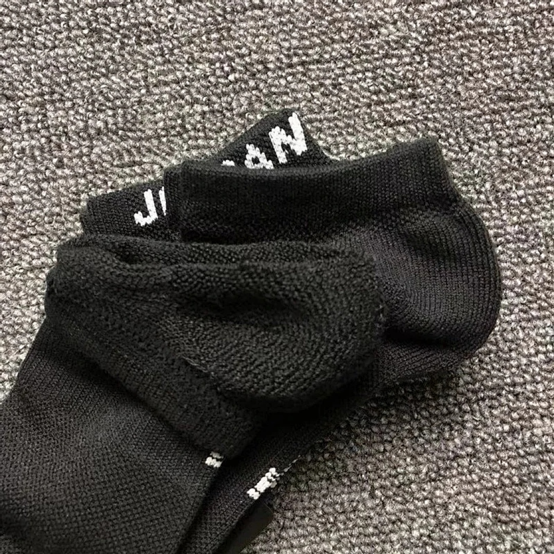 Accessiories AJ Socks Black White Double Short - Image 2