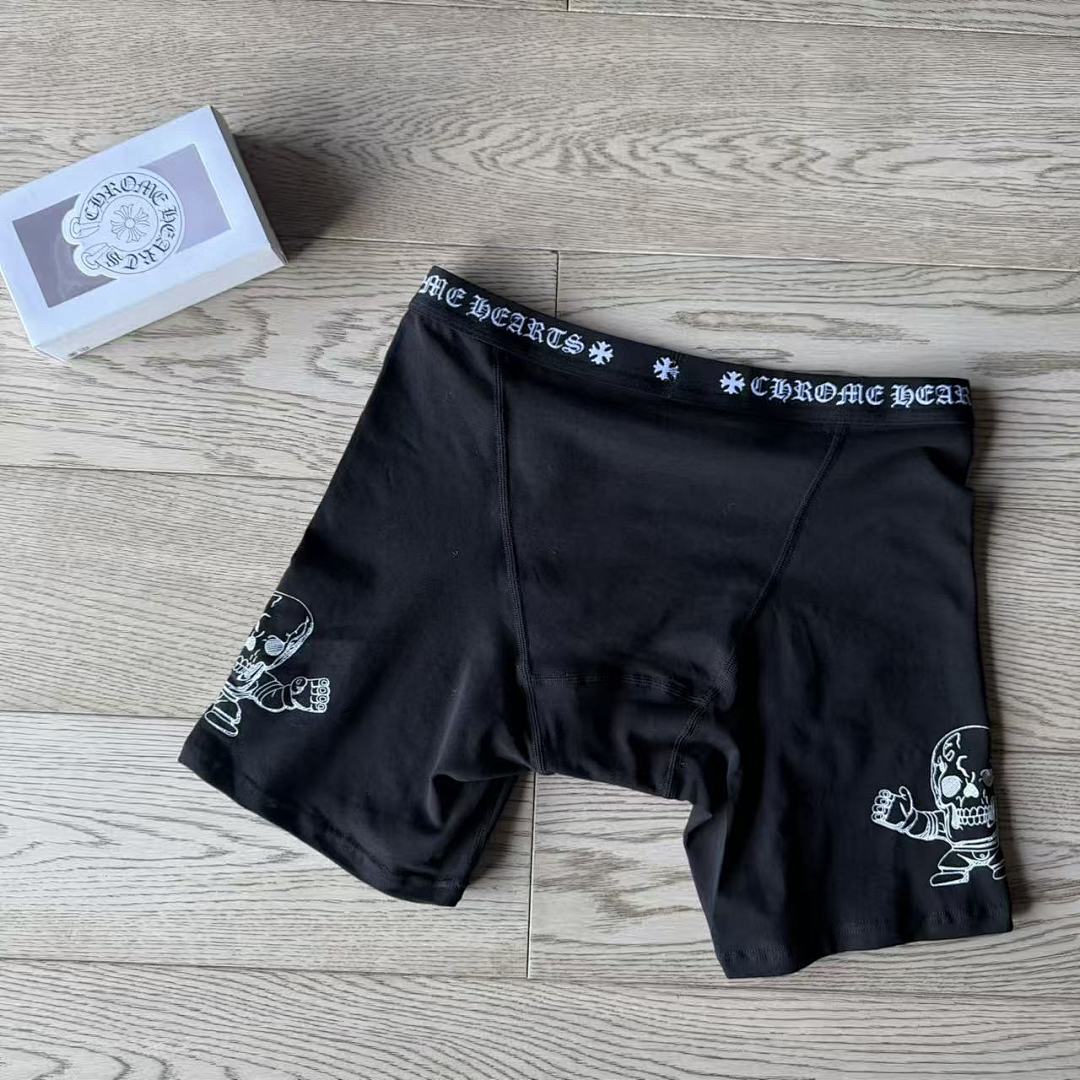 Chanel CHR HEARTS New Underwear Boxer Brief SKULL Long & Short ——Perfect Quality - Image 3