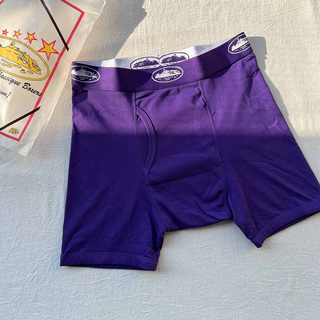Underwear(Mirror CO BOXER 3Pacs Logo (Purple)