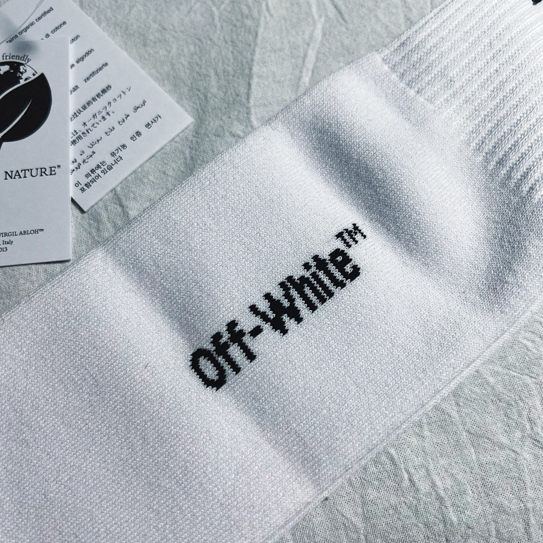 Accessiories OFF White Top Towel Socks - Image 11