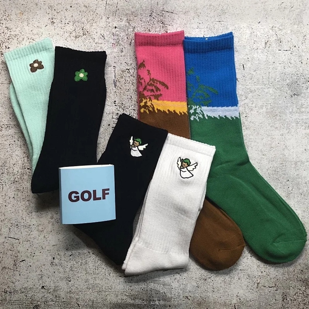 Accessiories GOLF Sky Small Embroidered Socks