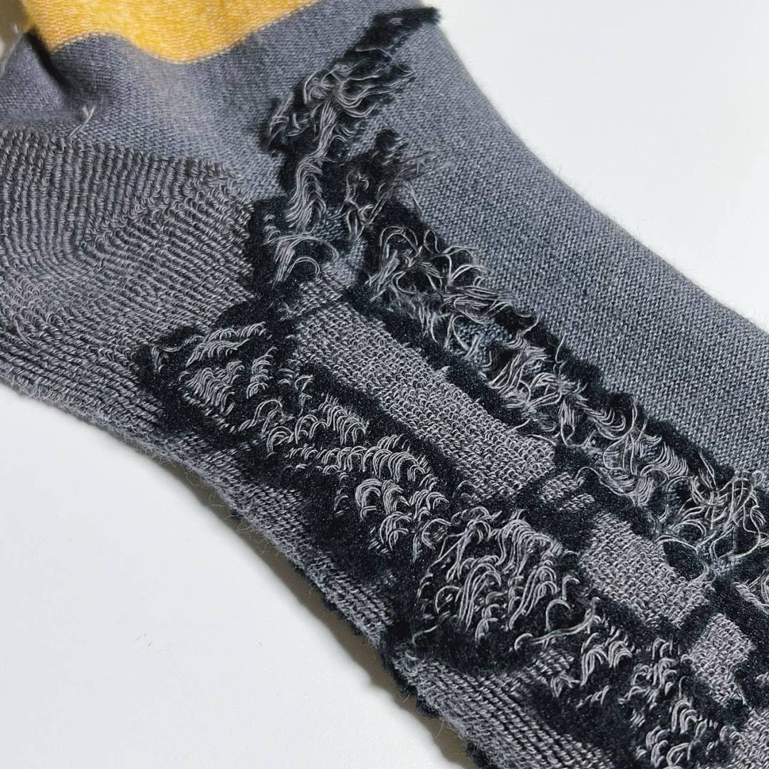 Accessiories 1: 1 Vetements Socks Collab Patchwork Fleece Sole - Image 7