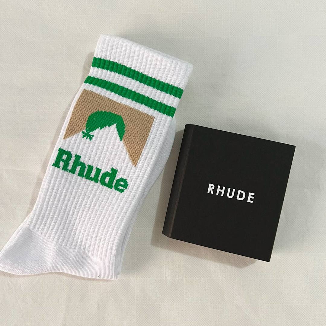 Accessiories VINTAGE RHUDE Moutain 1:1 Towel Socks - Image 24