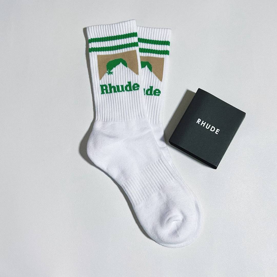 Accessiories VINTAGE RHUDE Moutain 1:1 Towel Socks - Image 26