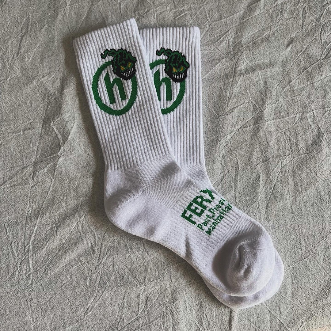 Accessiories Hidden NY Green Fire Socks - Image 6