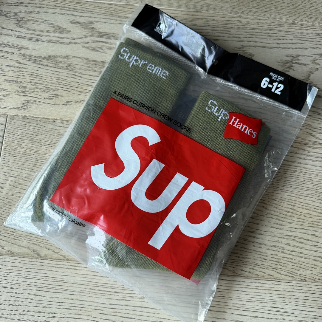 Accessiories SU* Army Green Towel Socks 2 Pairs A Set - Image 7