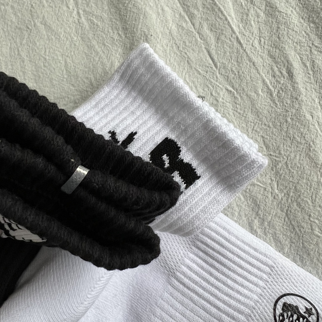 Accessiories Hellstar Black/White 2 Pacs A Set Socks - Image 9