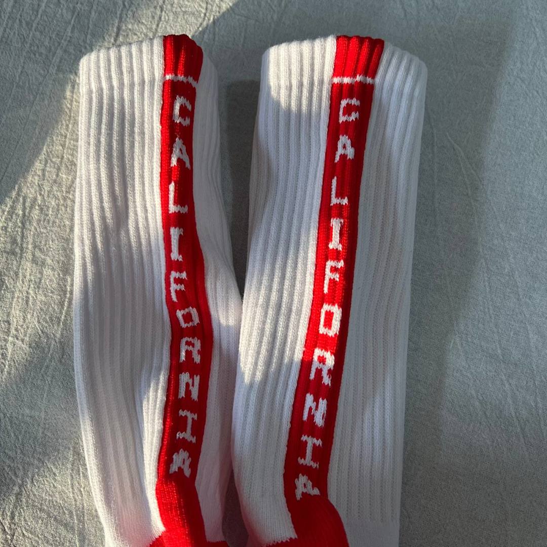 Bape Red Towel Socks - Image 5