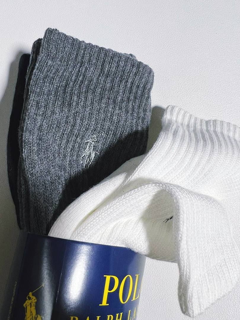On Running PL White Grey Black 3 Pairs Socks Double - Image 5