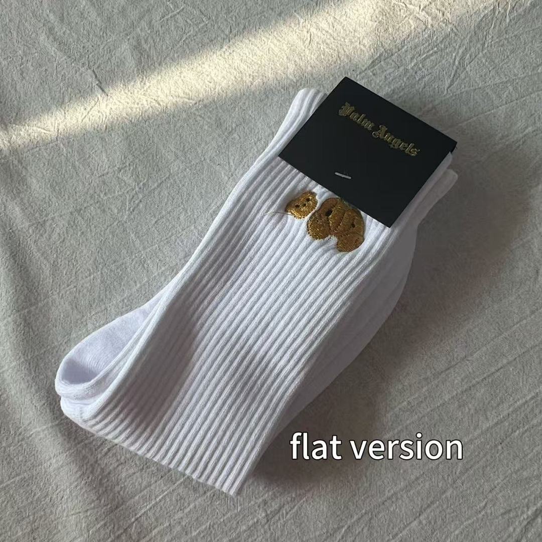 Accessiories PALM ANGELS BEAR EMBROIDERY SOCKS 1:1 Version - Image 9