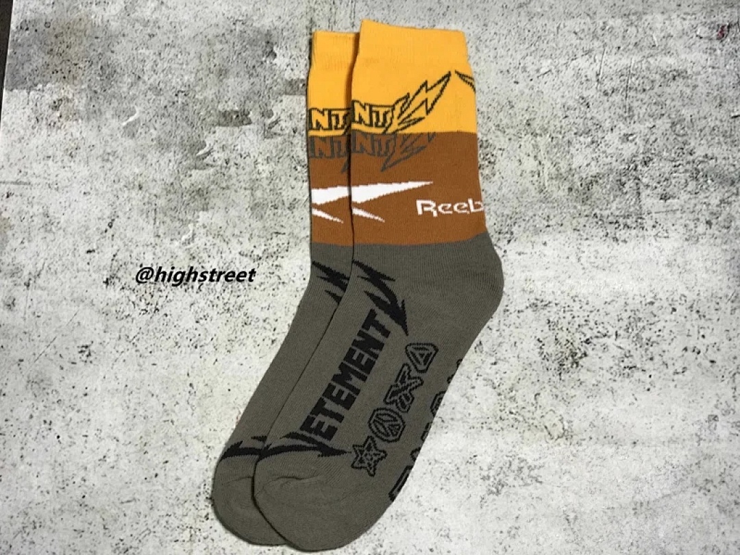 Accessiories 1: 1 Vetements Socks Collab Patchwork Fleece Sole - Image 11