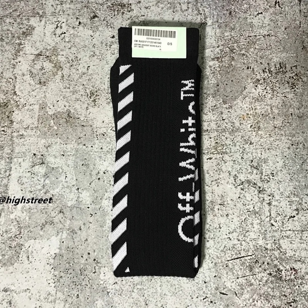 Accessiories 1:1 OFF WHITE Socks Ow Solid Cotton Fleece Sole Triple - Image 2