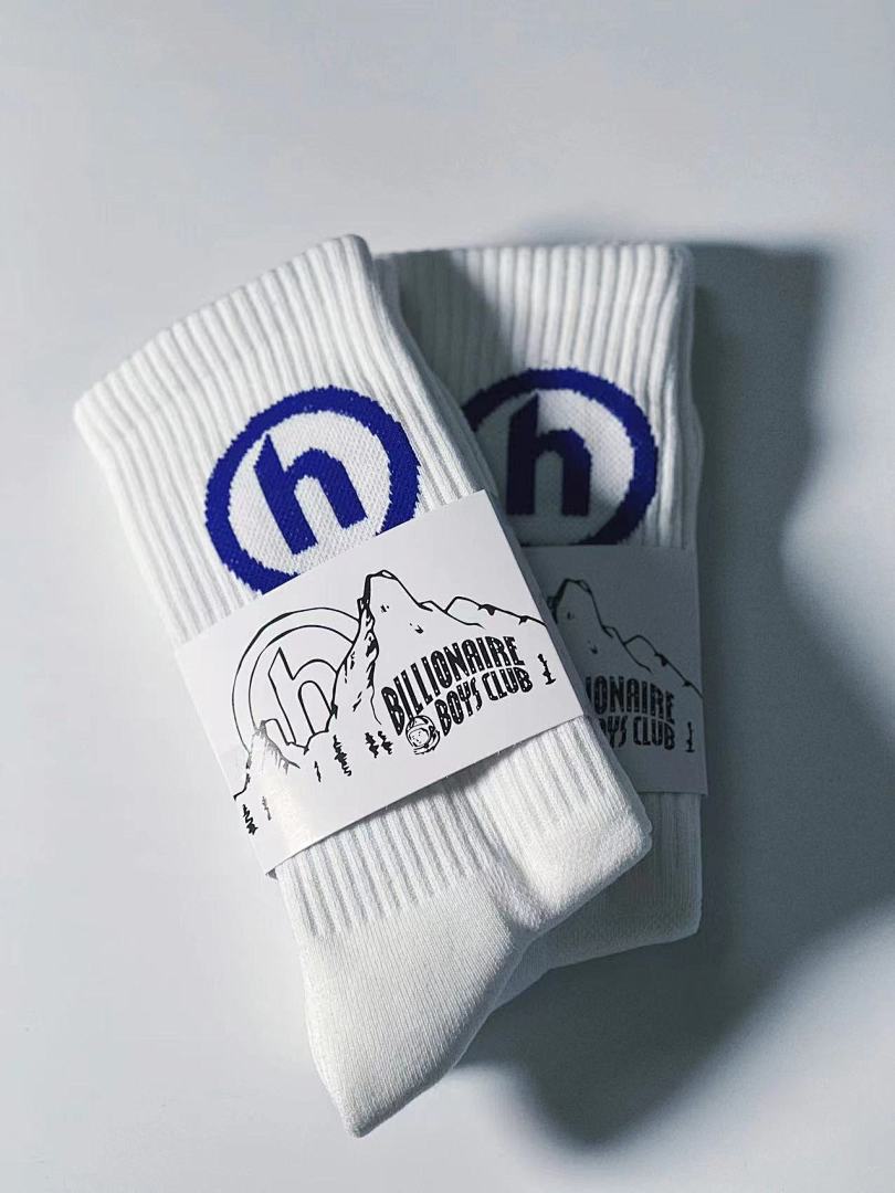 Accessiories 1: 1 Billionaire Boys Club × HIDDEN Blue Socks————Unique Correct Version - Image 5