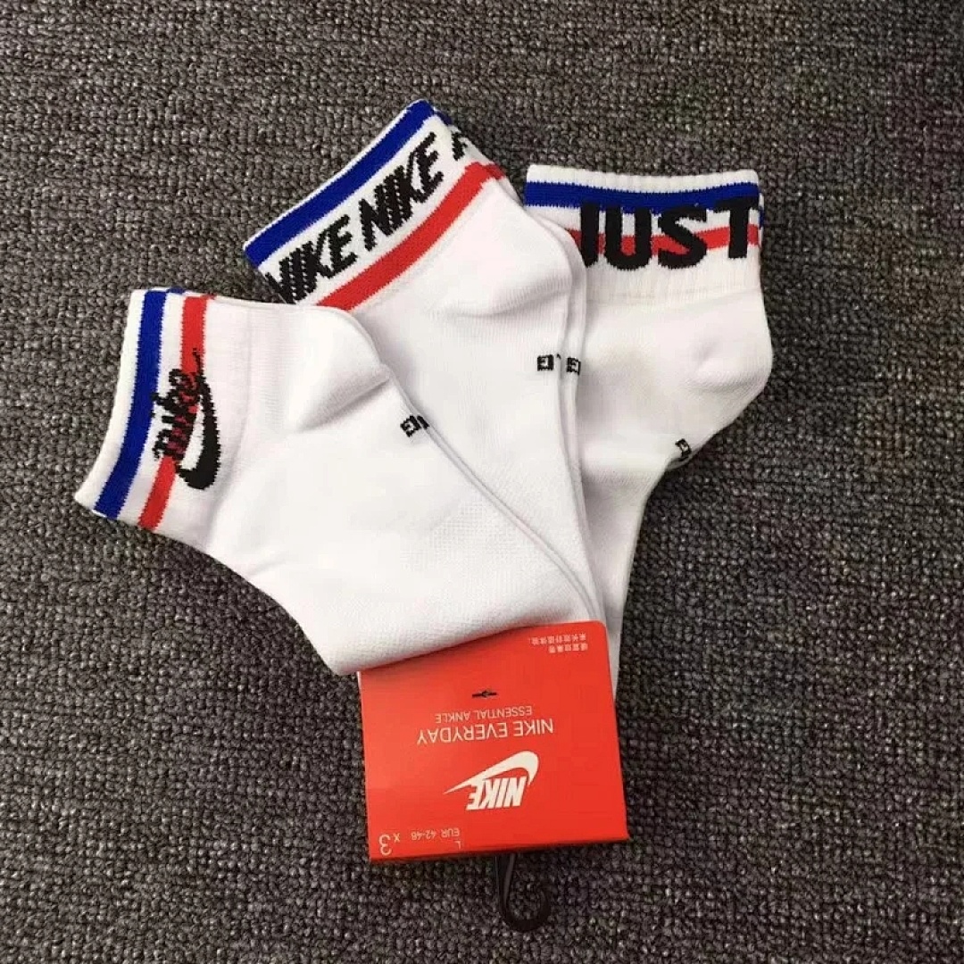 Accessiories NK Socks Red Blue Striped Three Pairs - Image 6