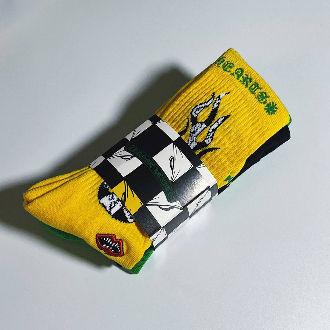 Chanel Chrome-Hearts 2023 Season Towel Socks - Image 12