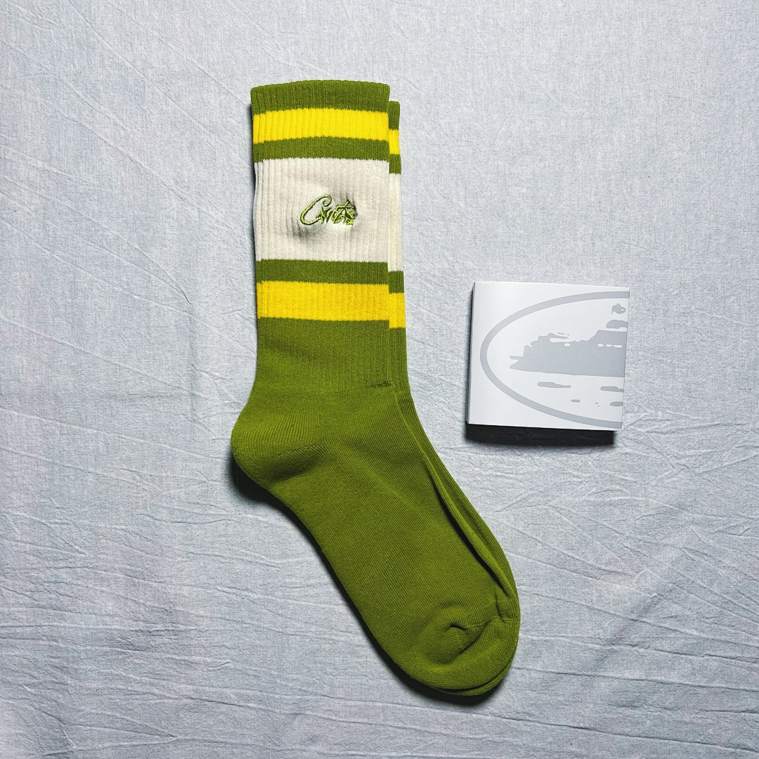 Accessiories CO Green Embroidery Socks - Image 4