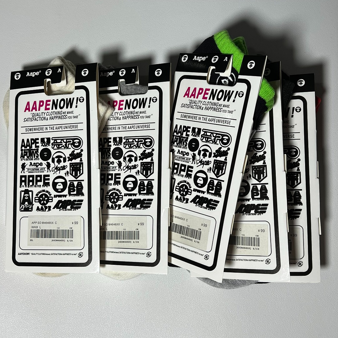 Bape APE Box Package Socks _2 - Image 4