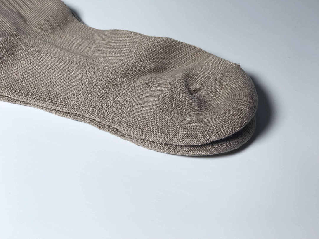 Lanvin Gallery Dept Brown Socks (Black Letter) - Image 3