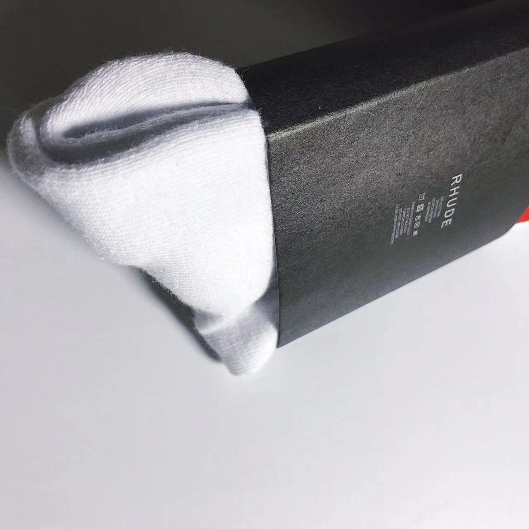 Accessiories 1: 1 Rhude Red Mountain Towel Bottom Socks - Image 13