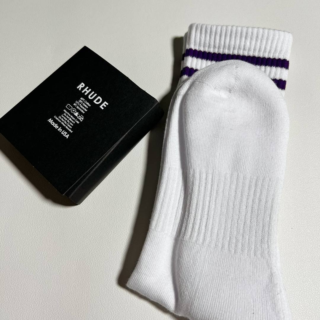 Accessiories VINTAGE RHUDE Moutain 1:1 Towel Socks - Image 22