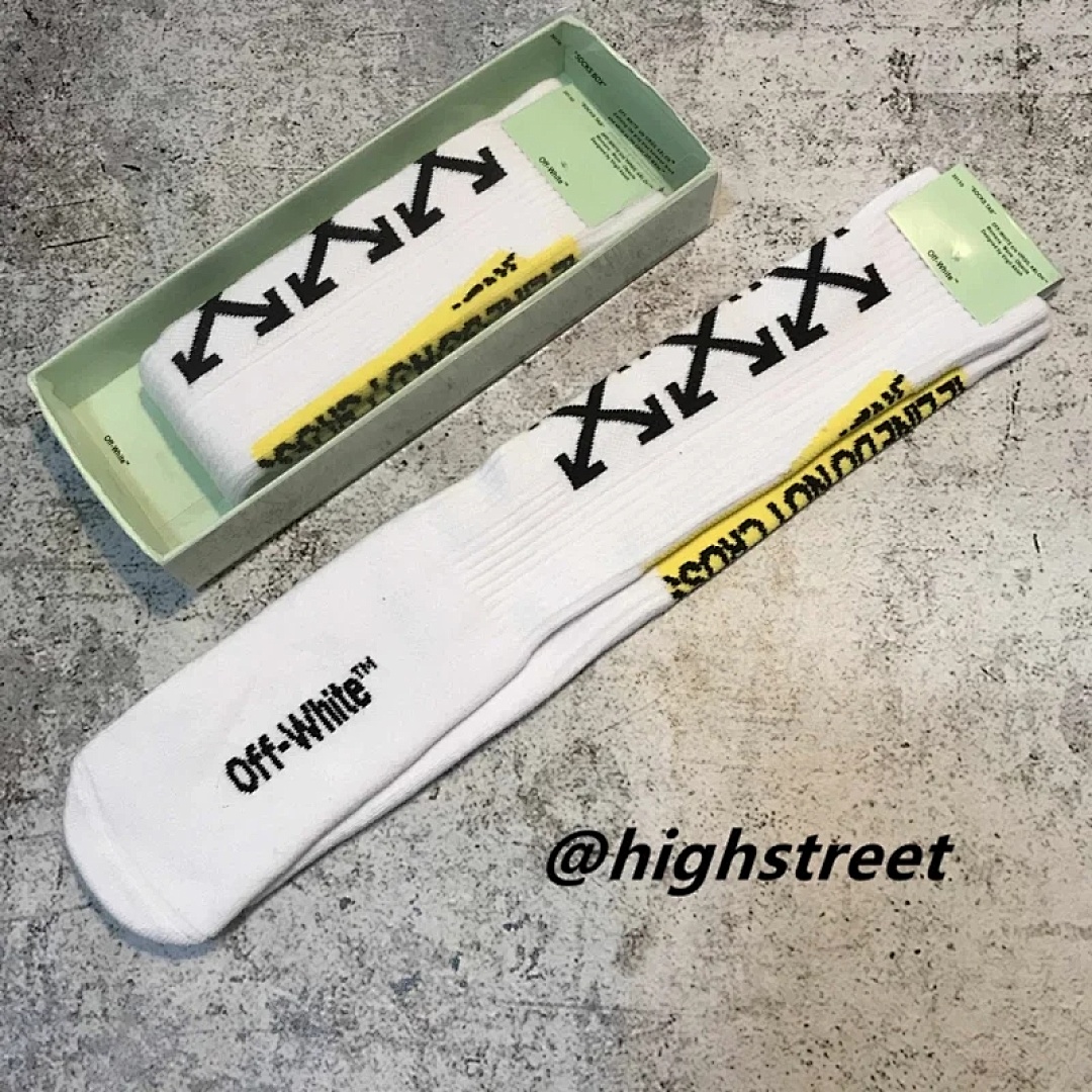 1:1 Off WHITE Socks 18SS (Update New Version Accessories And Size), photo 1