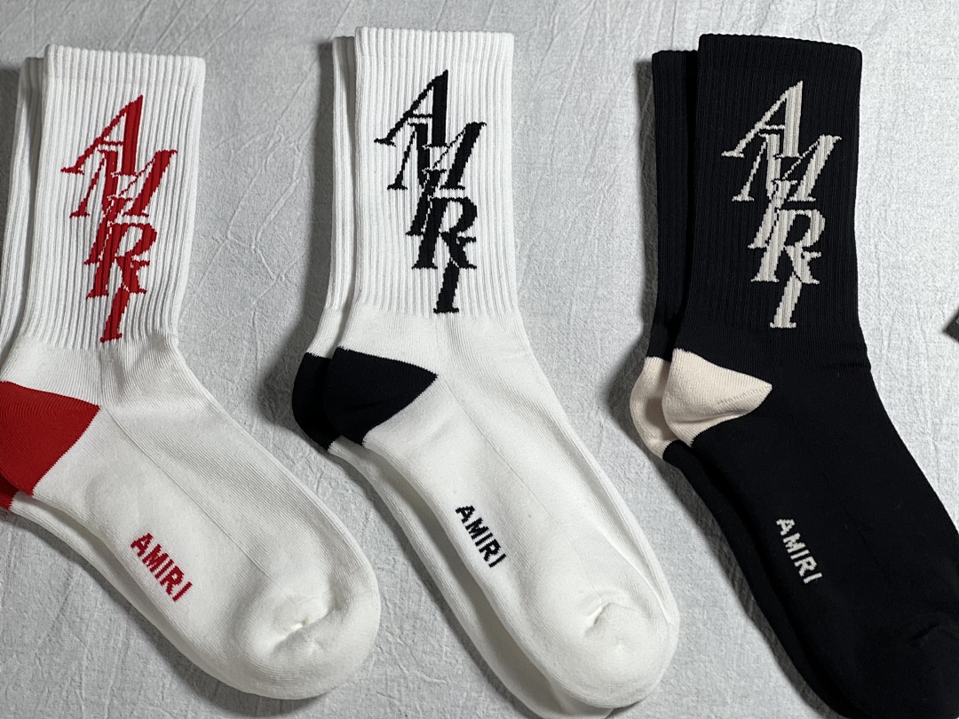AMIRI STACK SOCK 3 Color 1:1 - Image 2