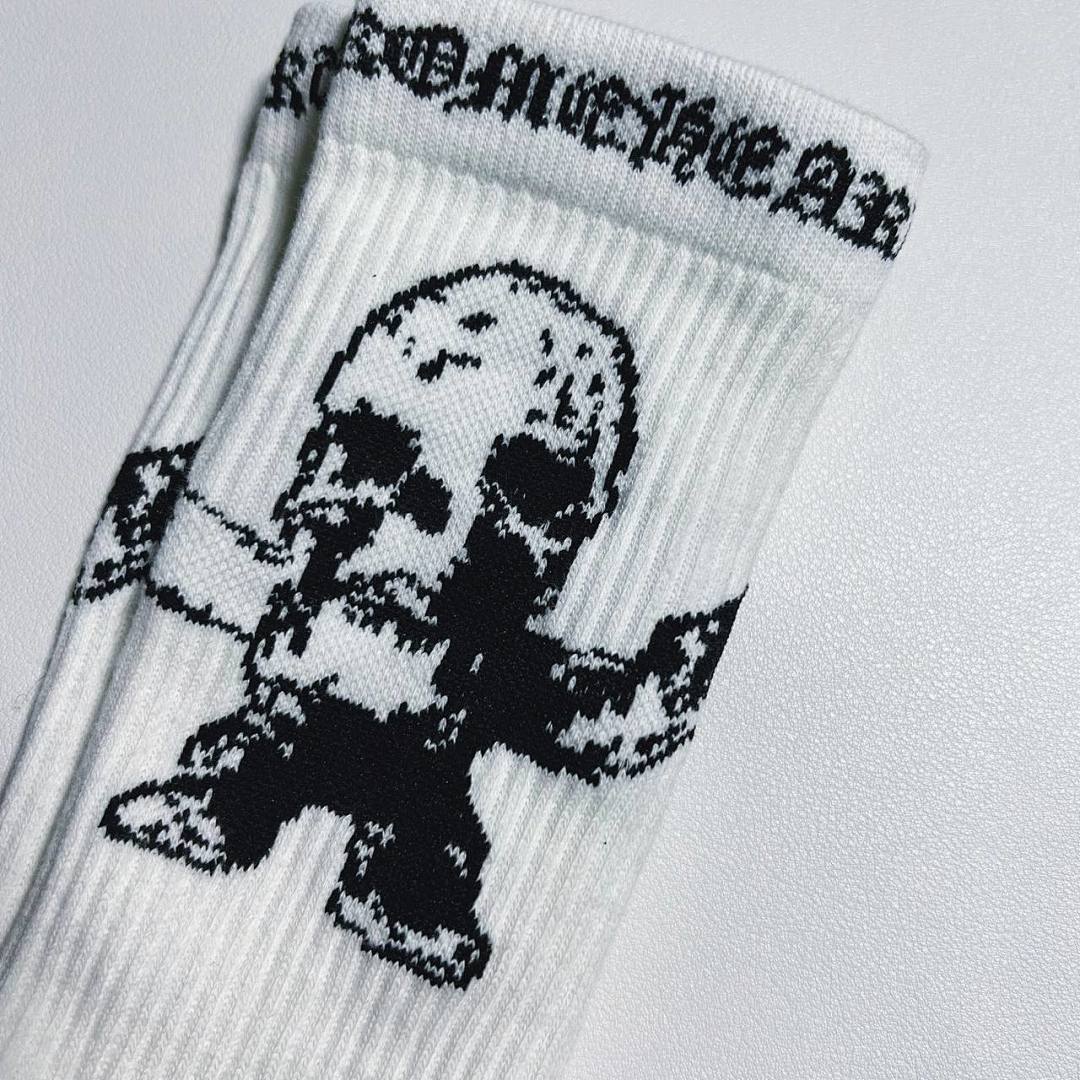 Chanel Chrome Hearts FOTI 3 Pairs Socks - Image 14