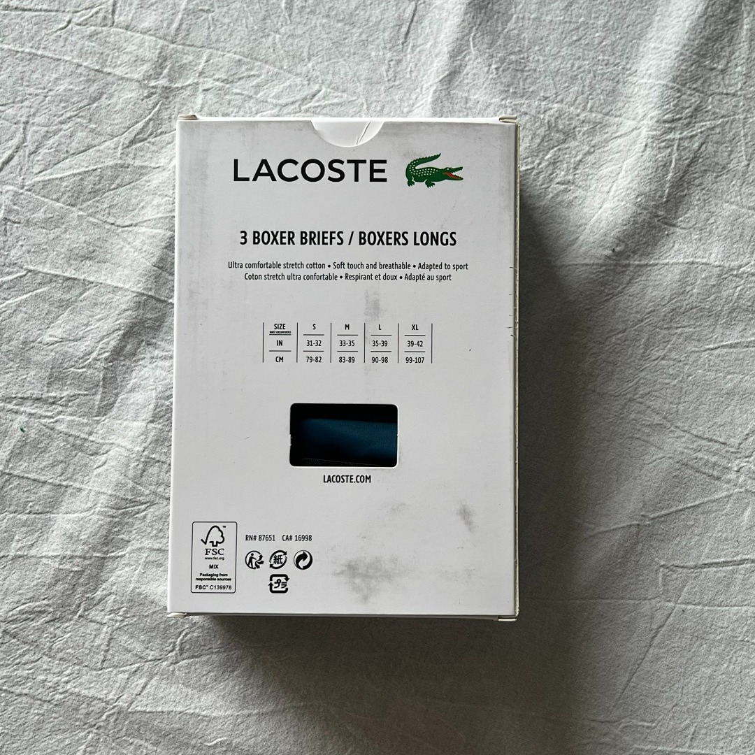 Underwear(Mirror LACOSTE Underwear 3 Pacs A Set - Image 12