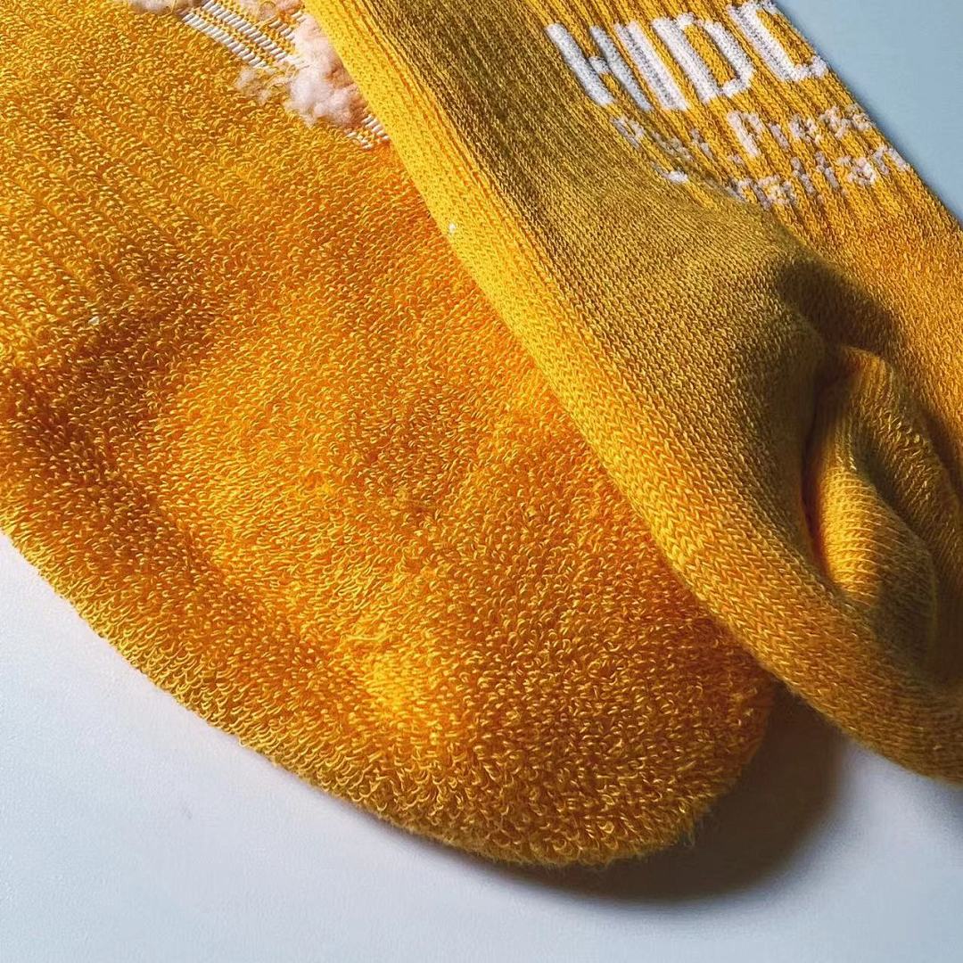 Accessiories 1:1 Hidden Socks Towel Bottom Orange——Unique Correct Version - Image 9