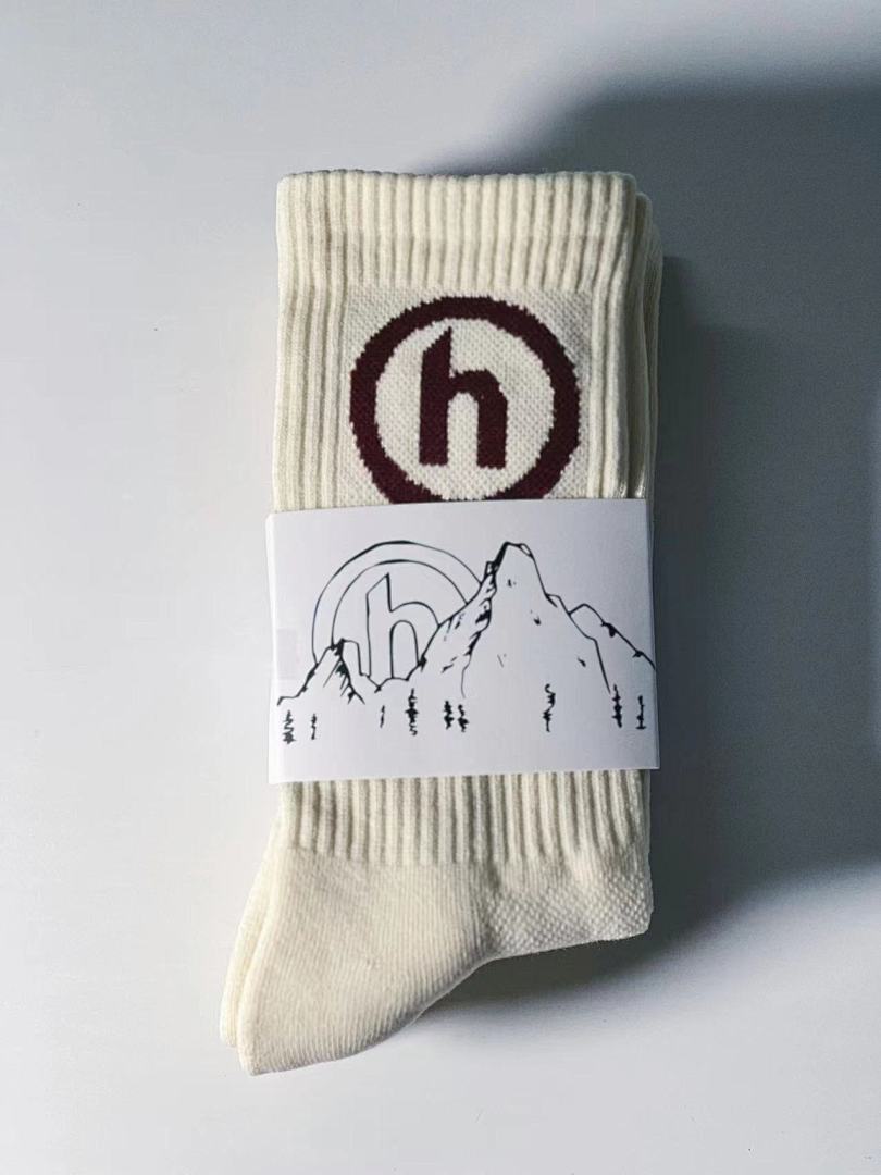 Accessiories 1:1 Hidden Socks Towel Bottom Cream Maroon——Unique Correct Version - Image 6