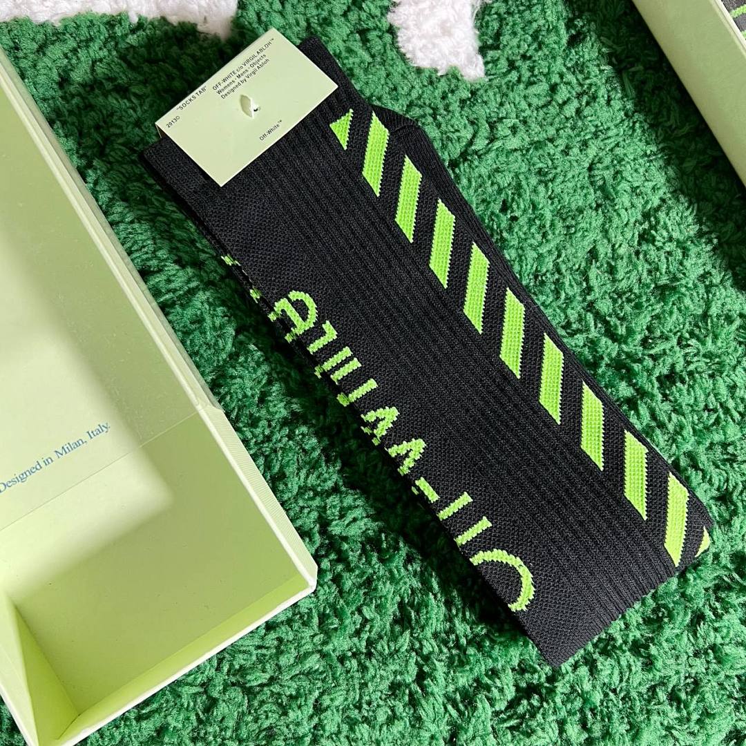 Accessiories OFF WHITE 19Ss Towel Socks With Box - Image 9