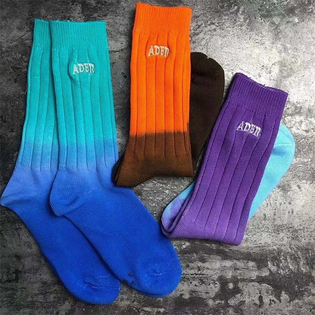 Accessiories ADER Dye Socks2021 New Halo