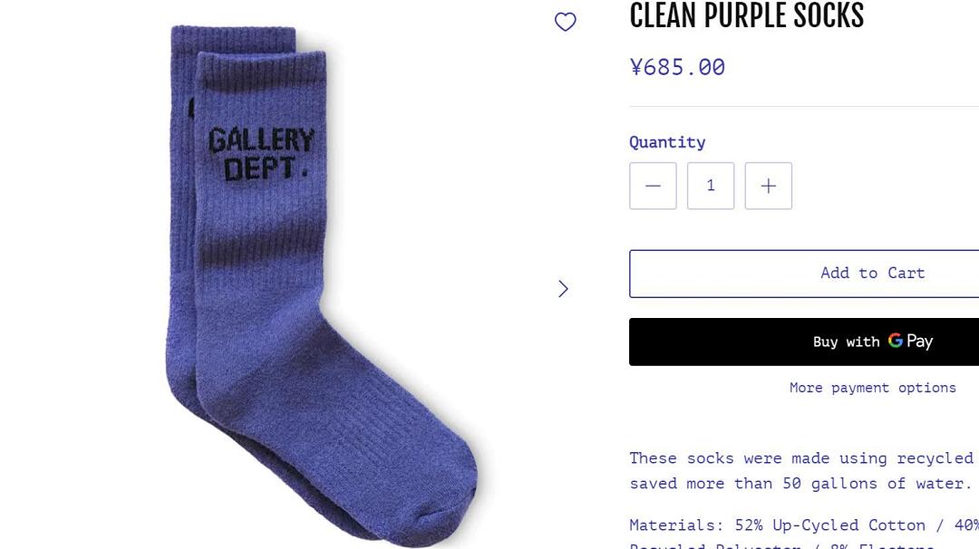 Lanvin 1:1 NEW BATCH Gallery Dept Towel Socks - Image 46
